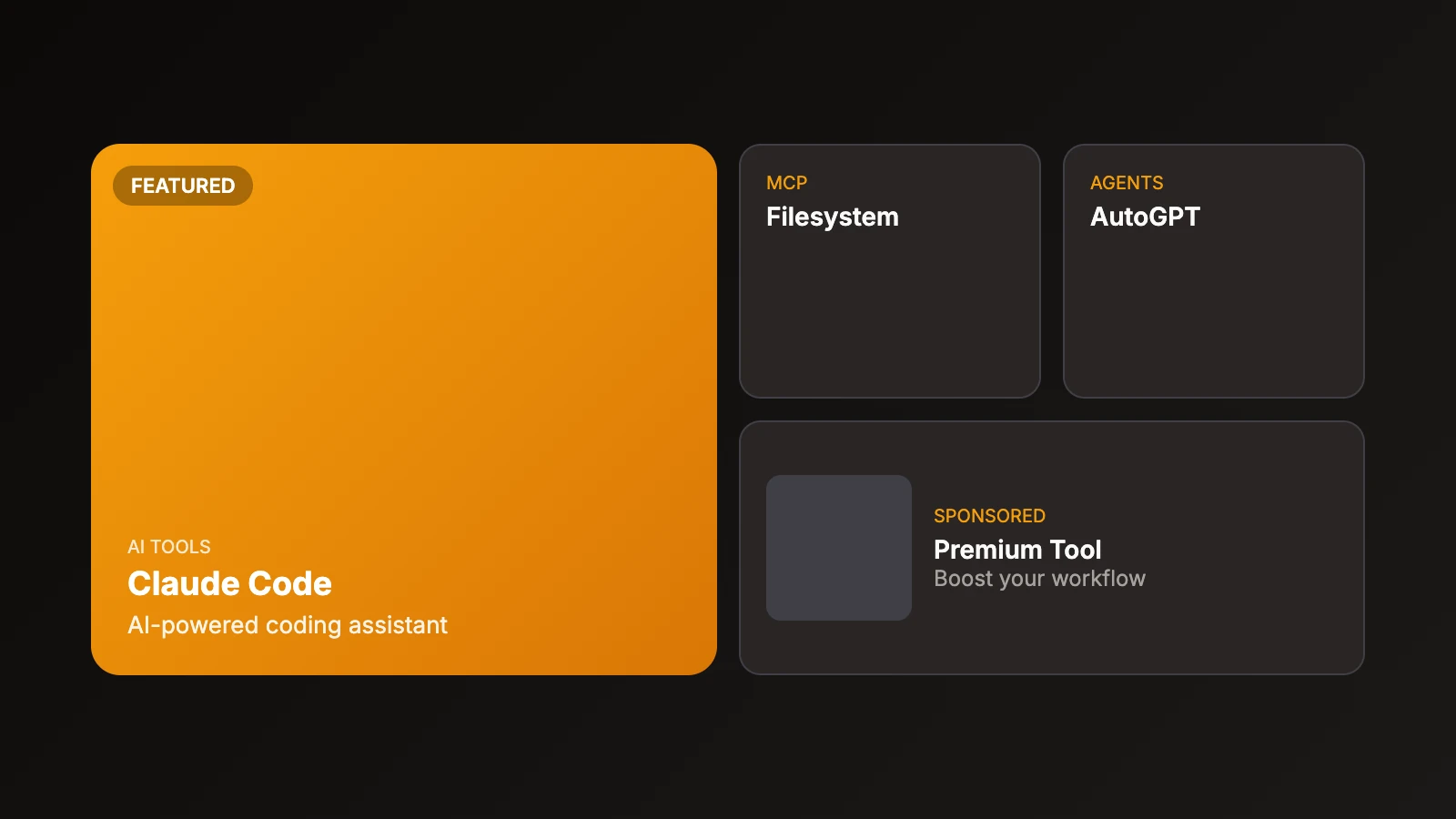 Bento Grid Layout