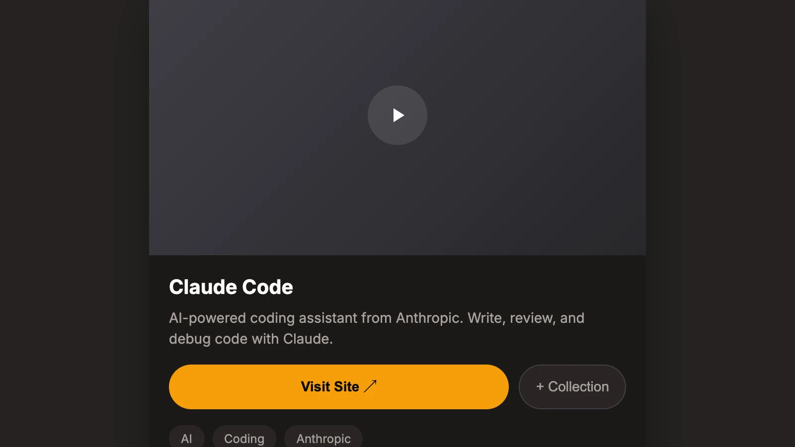 Rich Item Modal